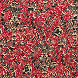 Englische Design Tapeten William Morris Luxus Papier Tapete Muster schwarz rot beige online kaufen